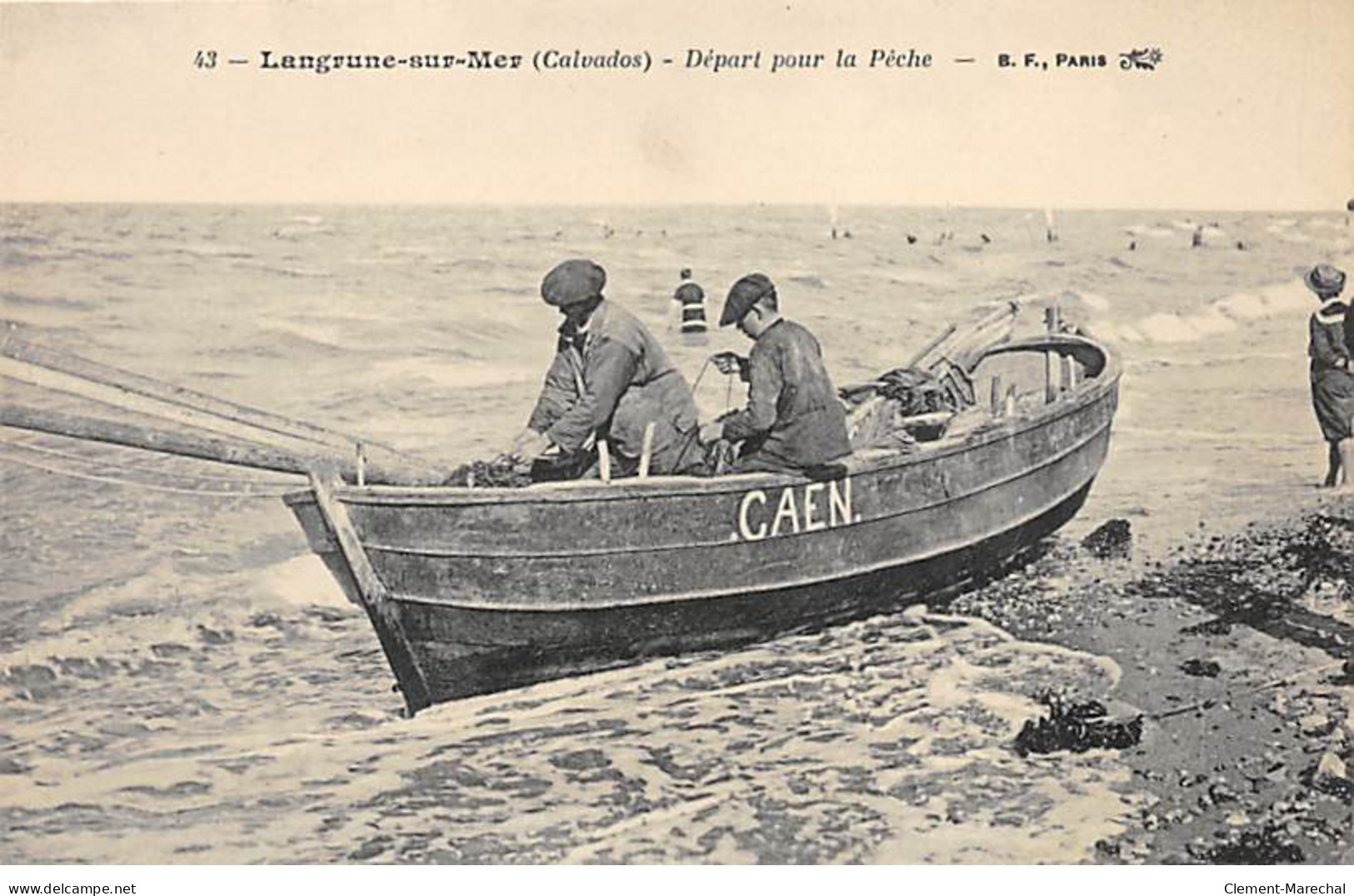 LANGRUNE SUR MER - Départ Pour La Pêche - Très Bon état - Other & Unclassified