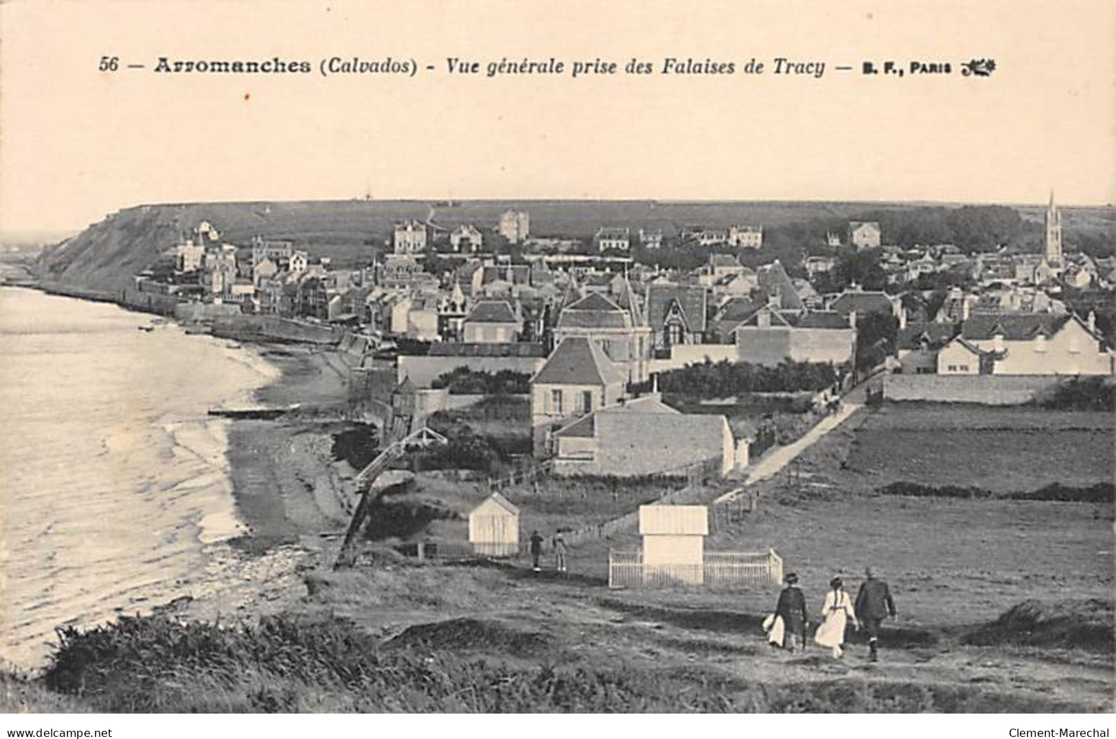 ARROMANCHES - Vue Générale Prise Des Falaises De Tracy - Très Bon état - Arromanches