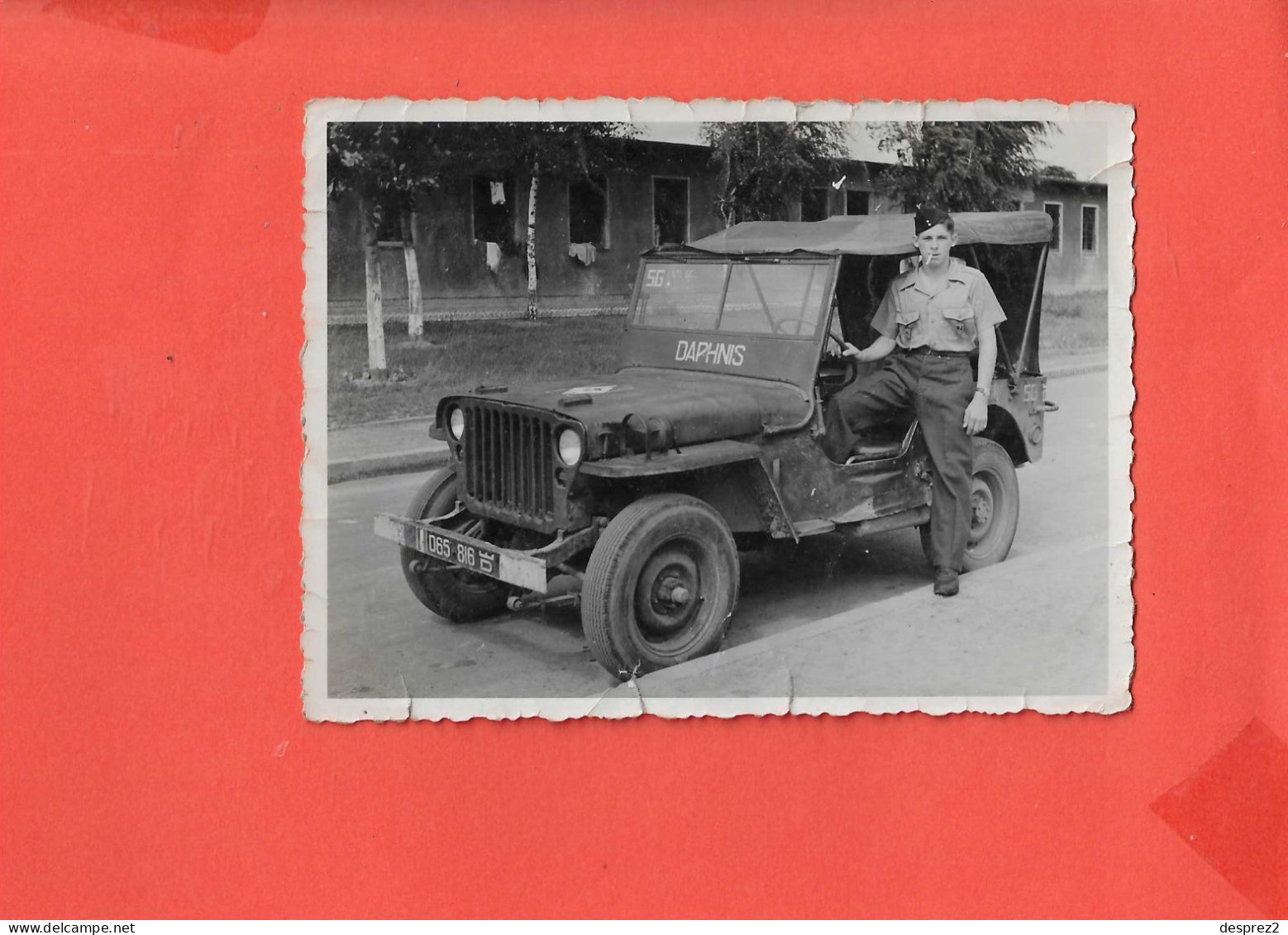 MILITARIA  Photo Animée Une JEEP DAPHNIS - Ausrüstung