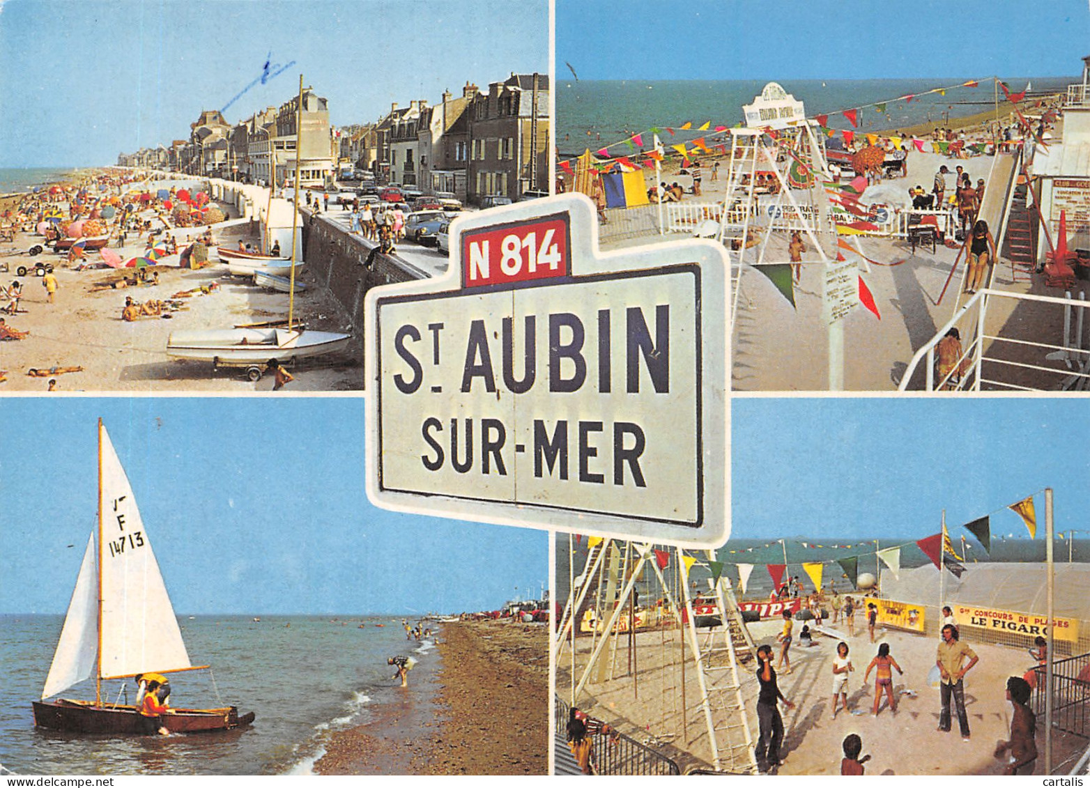 14-SAINT AUBIN SUR MER-N°4205-C/0175 - Saint Aubin