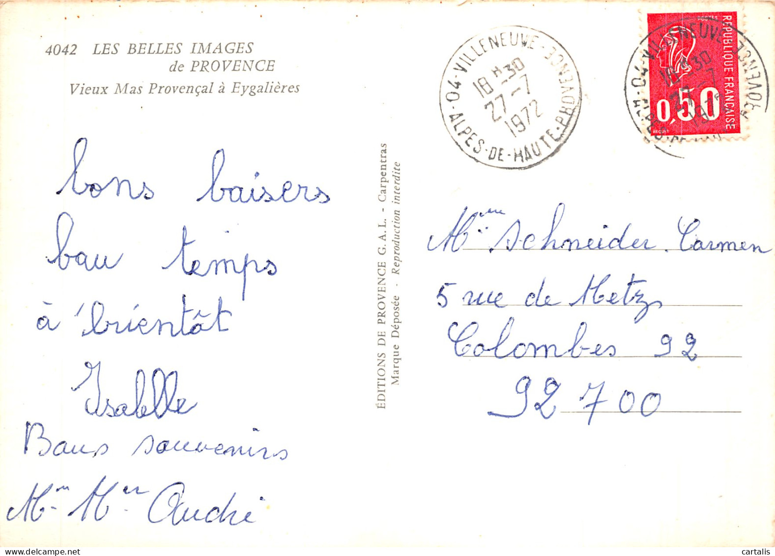 13-EYGALIERES-N°4205-C/0129 - Eyguieres