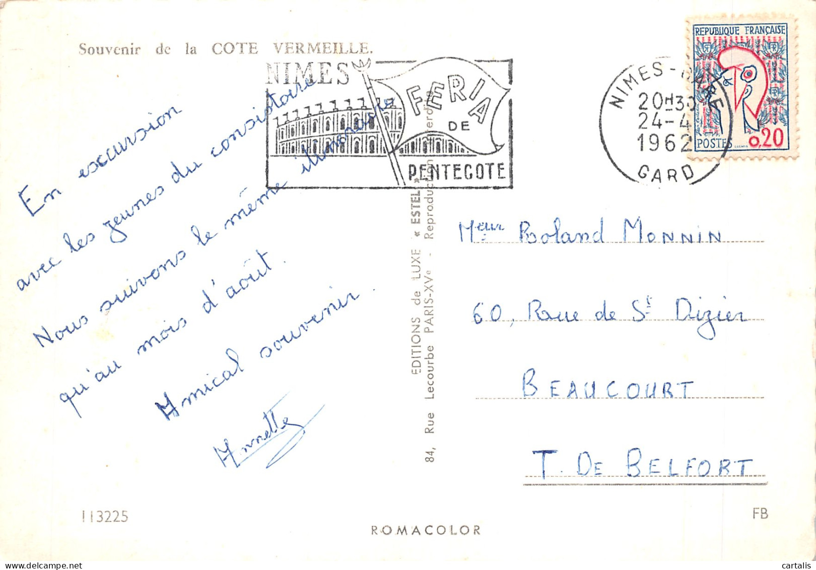 66-LA COTE VERMEILLE-N°4205-B/0127 - Other & Unclassified