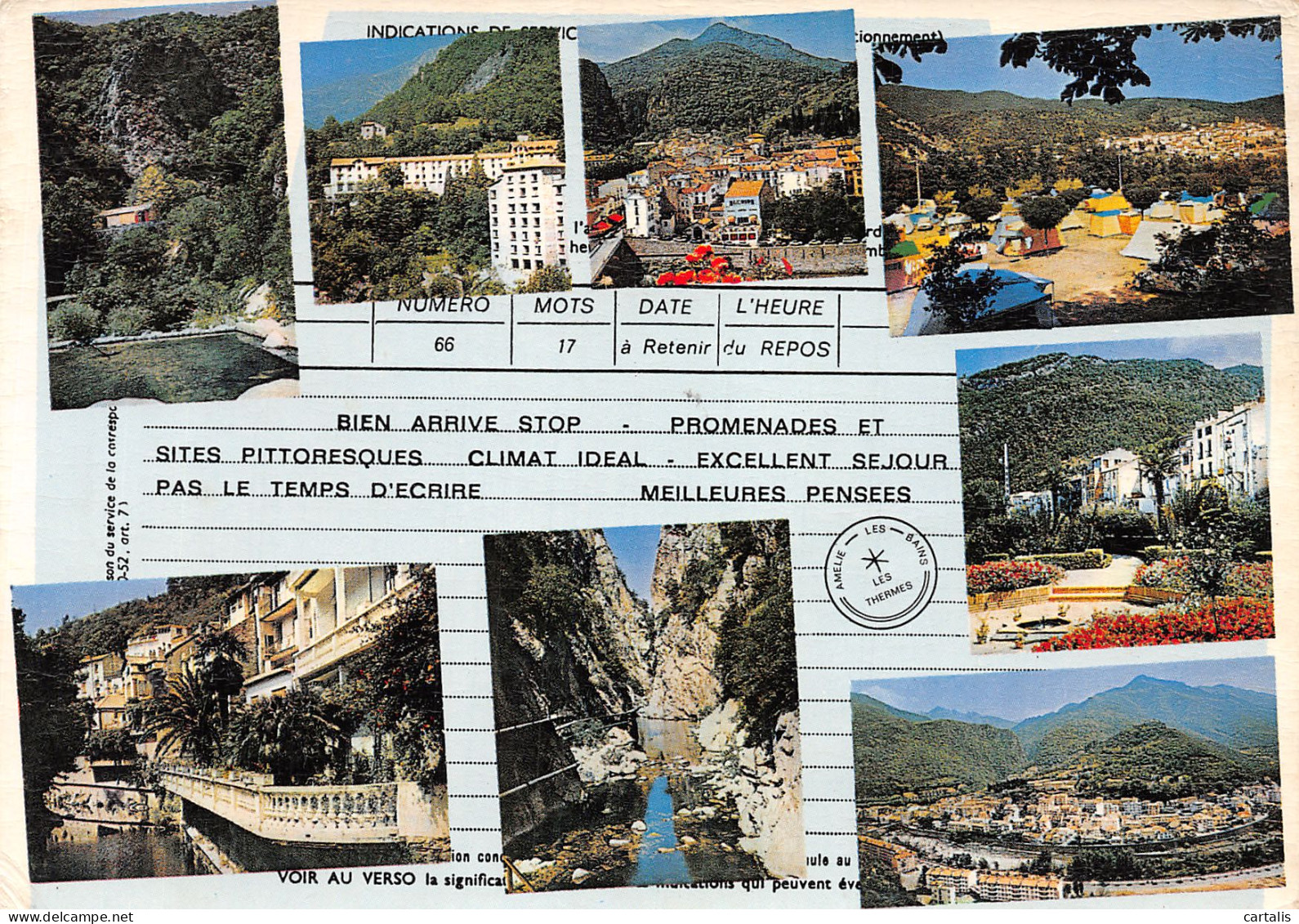 66-AMELIE LES BAINS-N°4205-B/0105 - Other & Unclassified