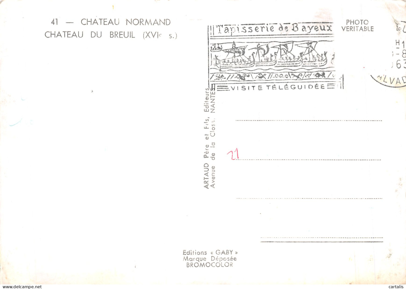 14-LE BREUIL EN AUGE LE CHATEAU-N°4205-B/0001 - Other & Unclassified