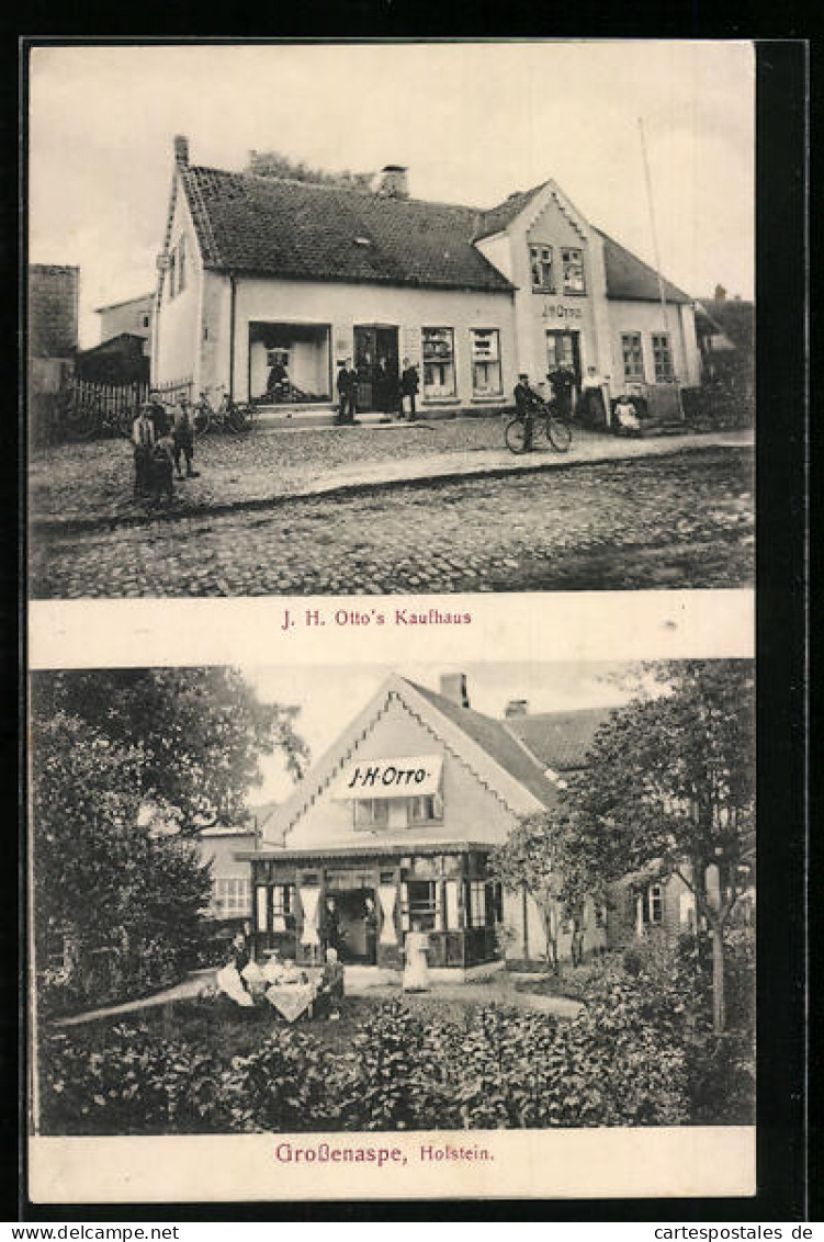 AK Grossenaspe I. Holstein, J. H. Otto`s Kaufhaus  - Autres & Non Classés