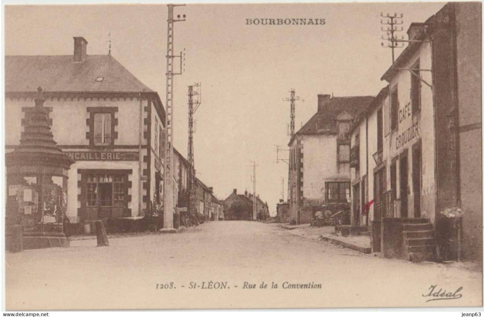 1208. - St-LEON. - Rue De La Convention - Other & Unclassified
