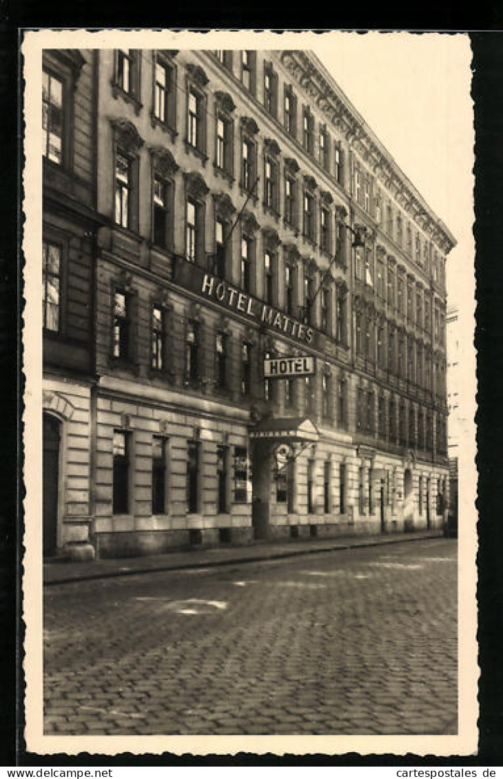 AK Wien, Hotel F. Mattes, Kl. Stadtgutgasse 14  - Sonstige & Ohne Zuordnung