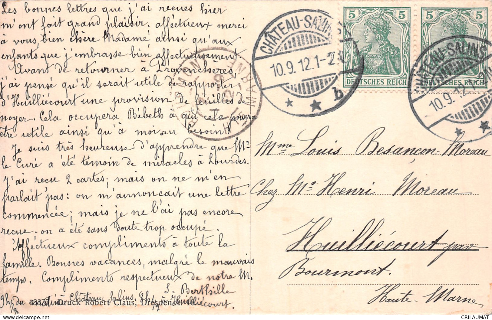 57-CHÂTEAU SALINS-N°5150-A/0015 - Other & Unclassified