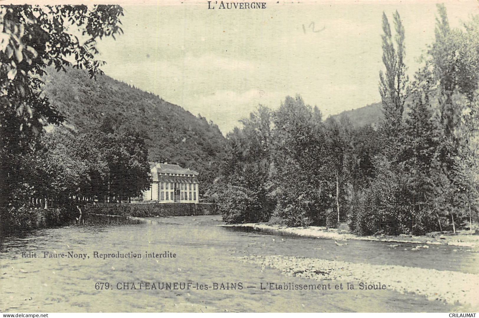 63-CHATEAUNEUF LES BAINS-N°5149-H/0157 - Autres & Non Classés