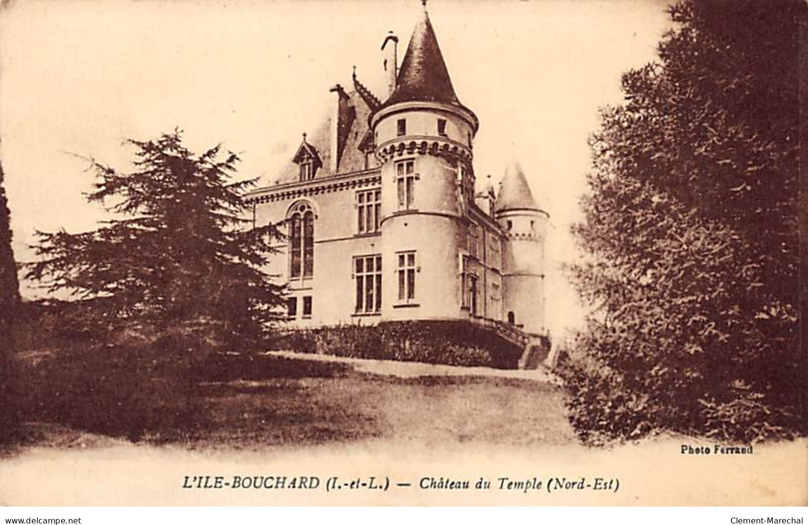 L'ILE BOUCHARD - Château Du Temple - Très Bon état - L'Île-Bouchard