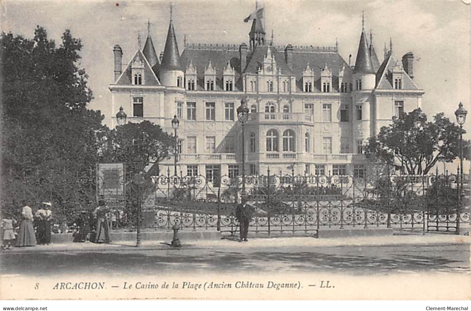 ARCACHON - Le Casino De La Plage (ancien Château Deganne) - Très Bon état - Arcachon