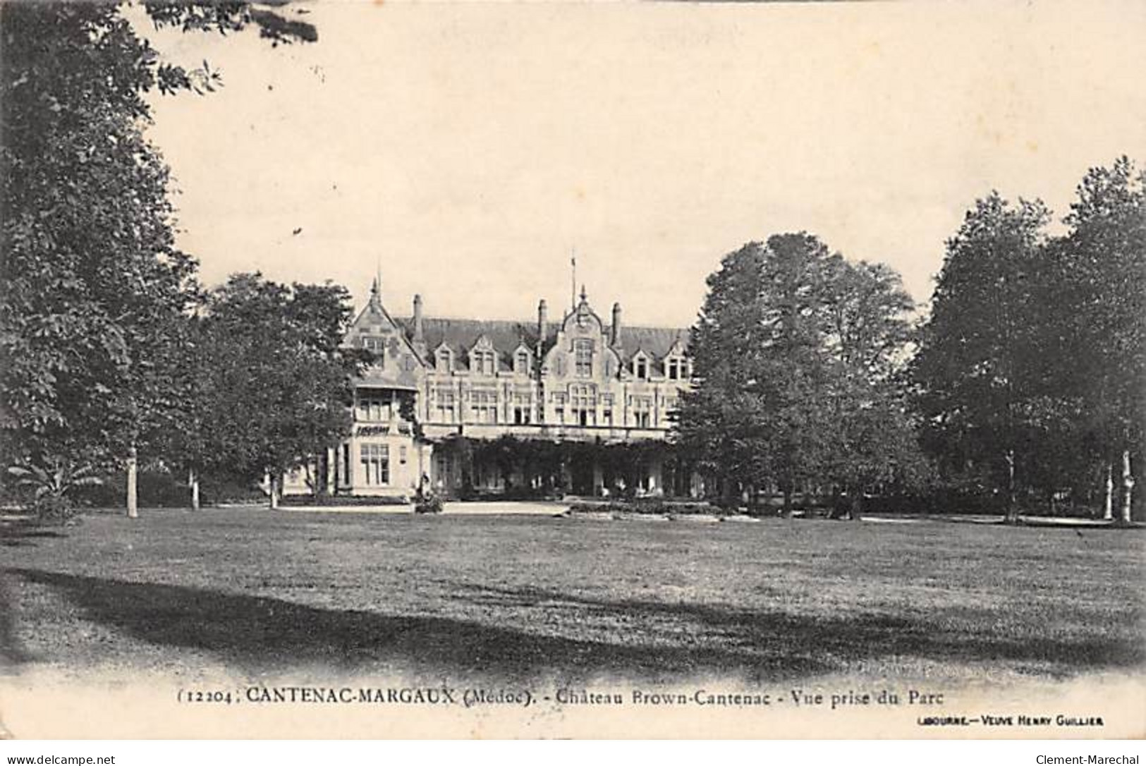 CANTENAC MARGAUX - Château Brown Cantenac - Vue Prise Du Parc - Très Bon état - Autres & Non Classés