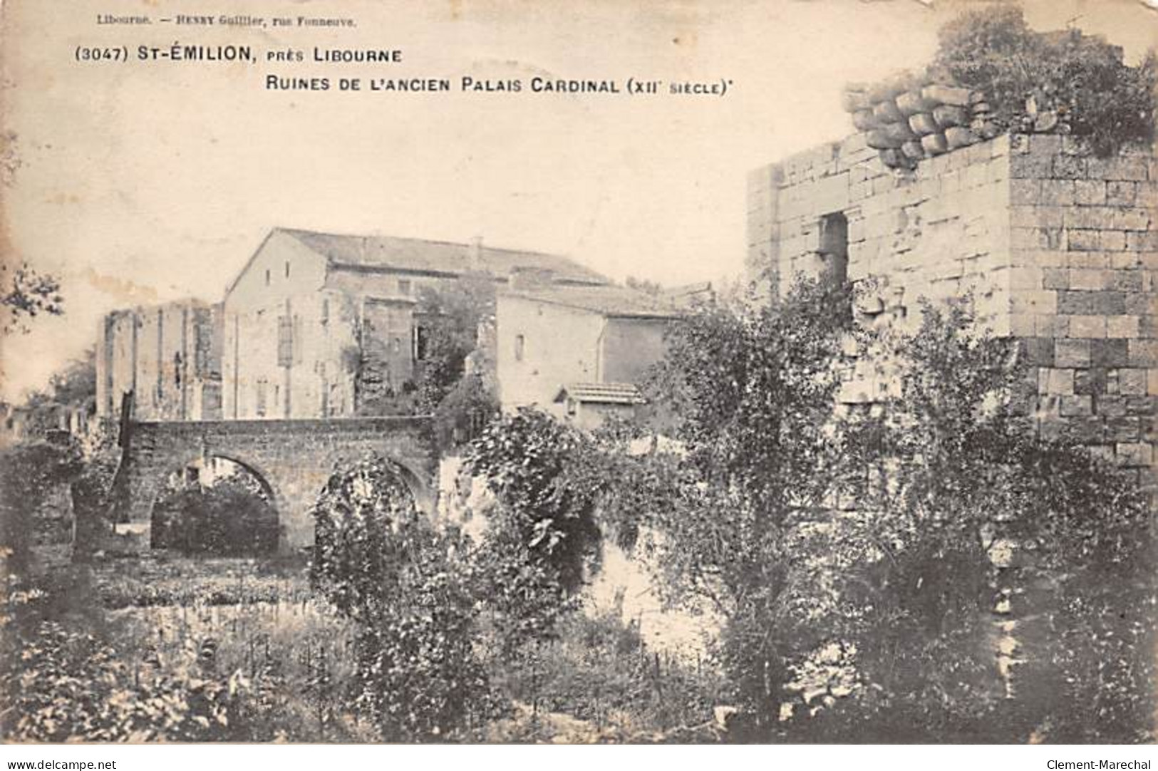 SAINT EMILION - Ruines De L'Ancien Palais Cardinal - Très Bon état - Saint-Emilion