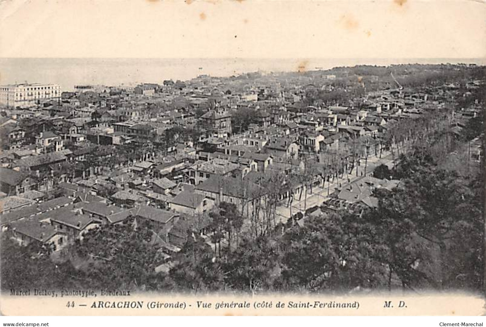 ARCACHON - Vue Générale (côté De Saint Ferdinand) - Très Bon état - Arcachon