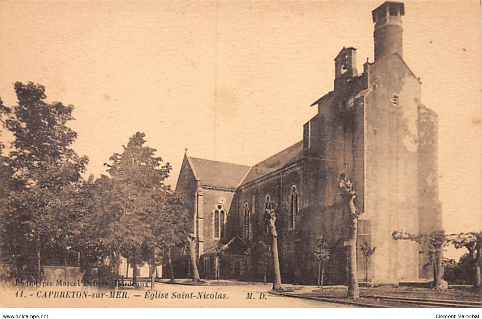 CAPBRETON SUR MER - Eglise Saint Nicolas - Très Bon état - Capbreton