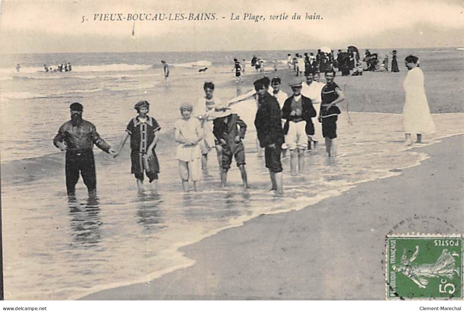 VIEUX BOUCAU LES BAINS - La Plage, Sortie Du Bain - Très Bon état - Vieux Boucau