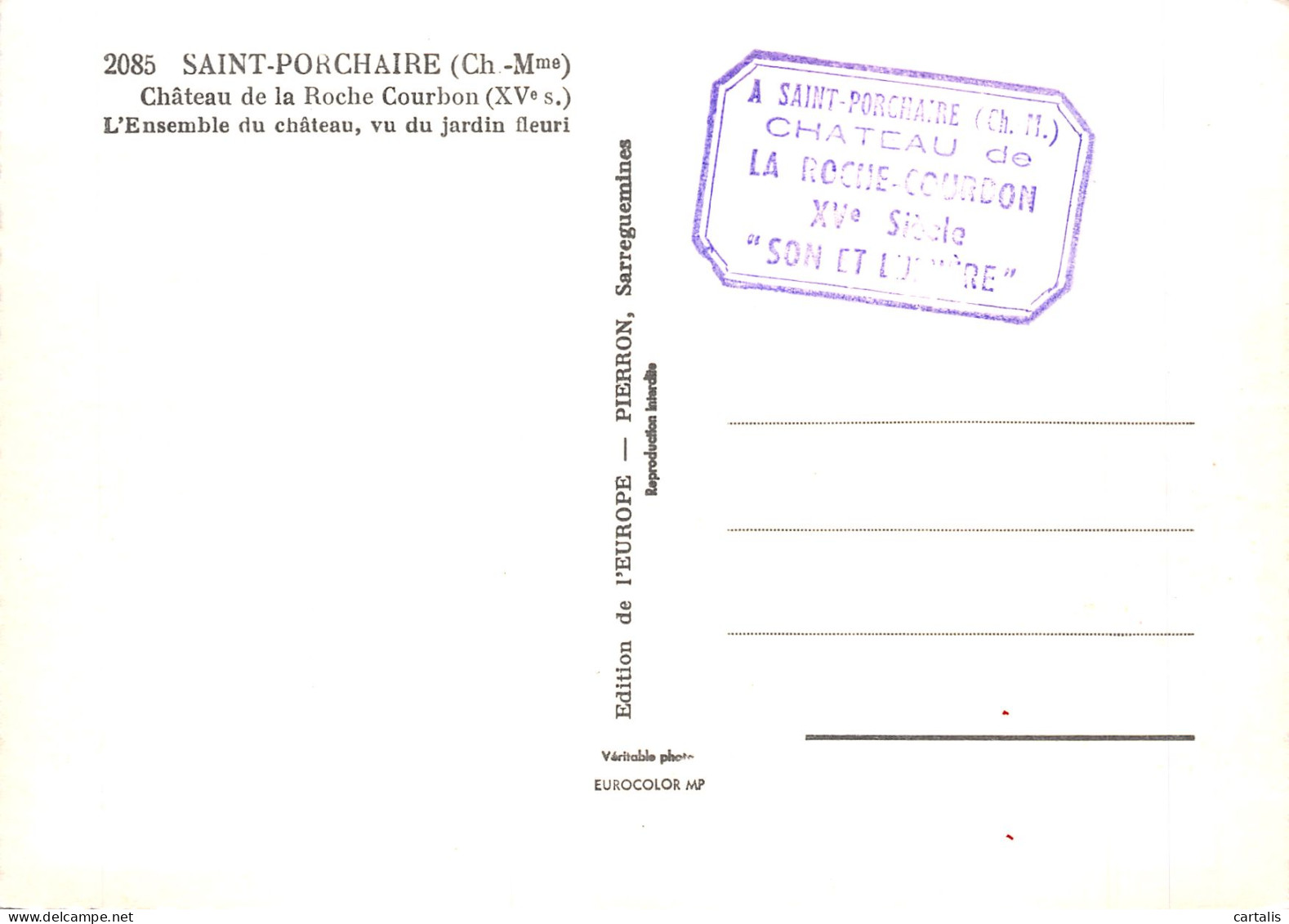 17-SAINT PORCHAIRE-N°4206-A/0071 - Other & Unclassified