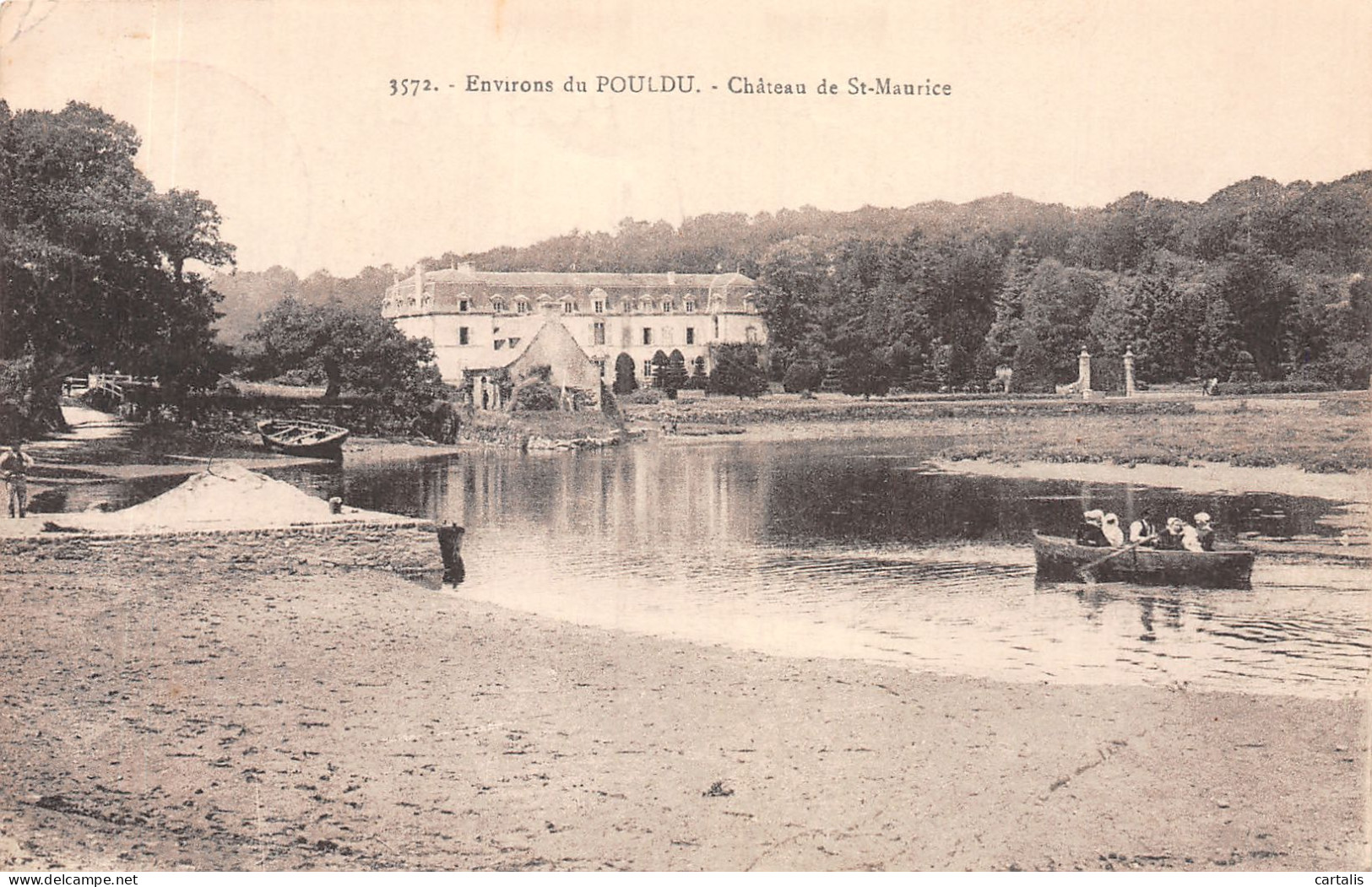 29-CLOHARS CARNOET CHATEAU SAINT MAURICE-N°4205-E/0387 - Clohars-Carnoët