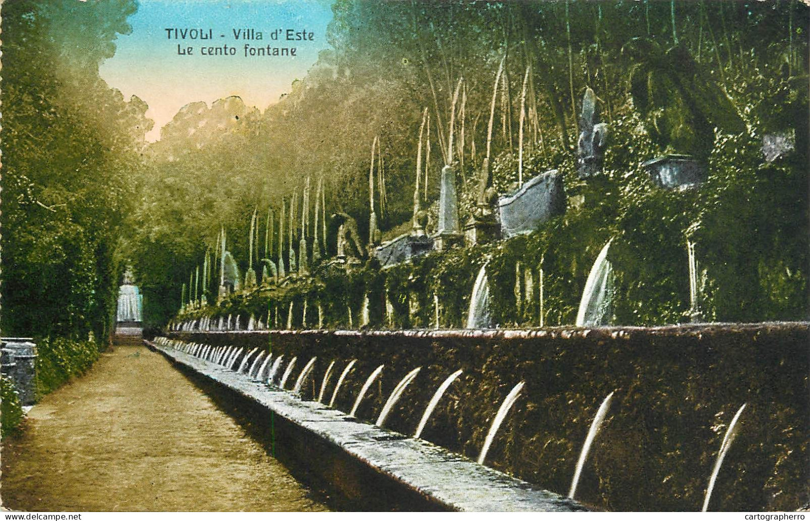 Postcard Italy Tivoli Villa D' Este - Tivoli