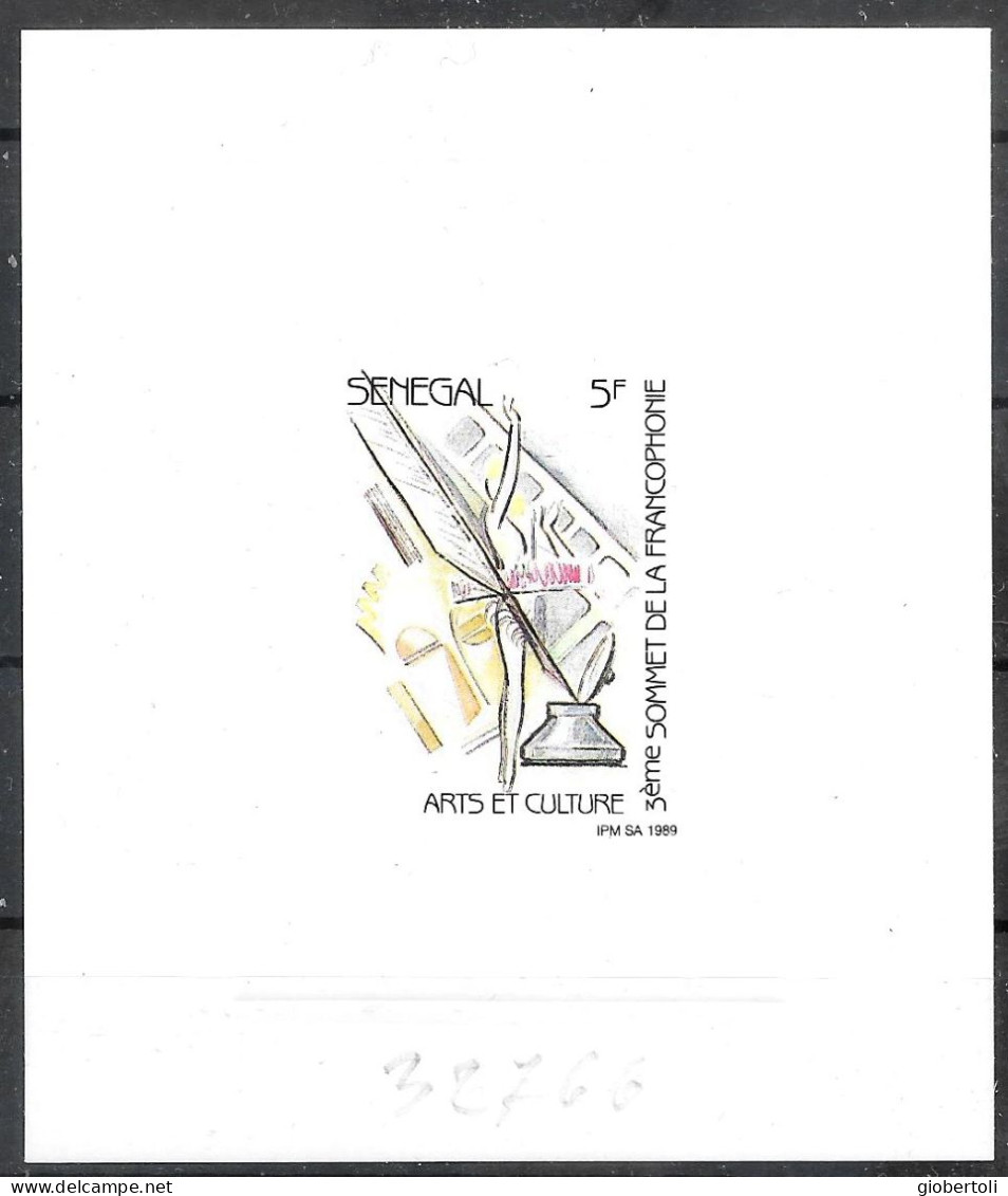 Senegal/Sénégal: Prova, Proof, épreuve,  Vertice Del Mondo Francofono, Summit Of The French-speaking World, Sommet De La - Andere & Zonder Classificatie
