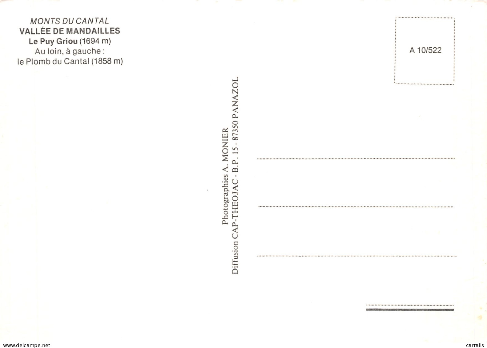 15-LE PUY GRIOU-N°4205-D/0023 - Other & Unclassified