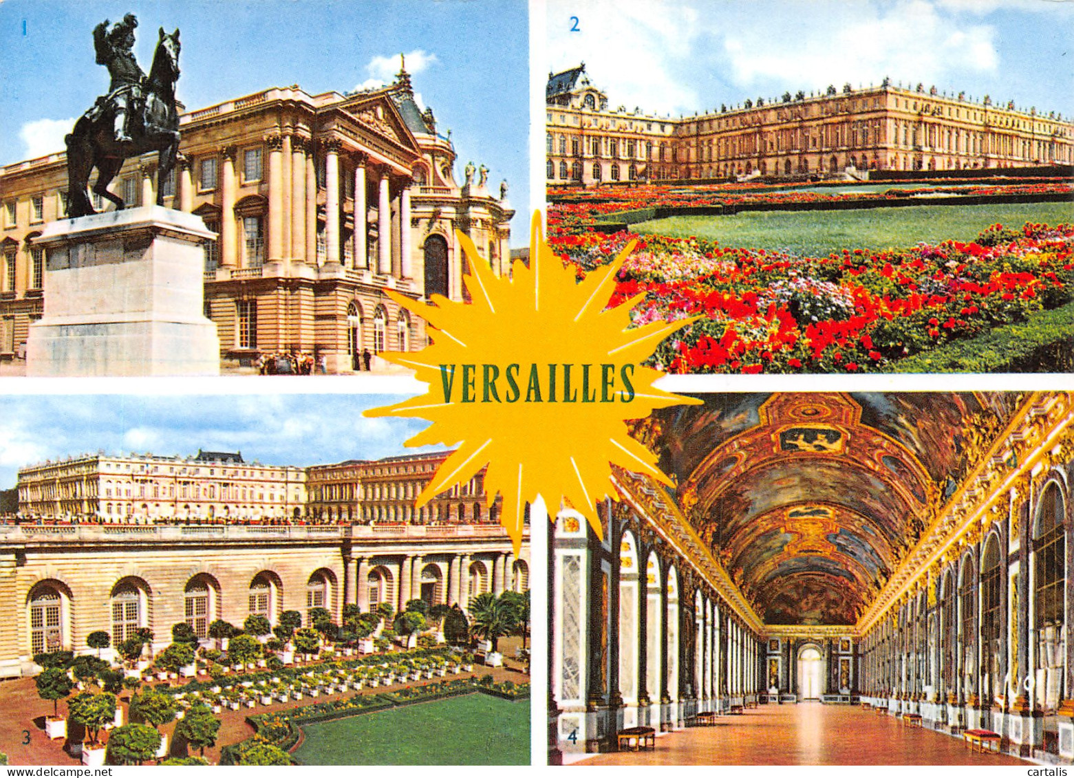 78-VERSAILLES LE CHATEAU-N°4205-C/0343 - Versailles (Schloß)
