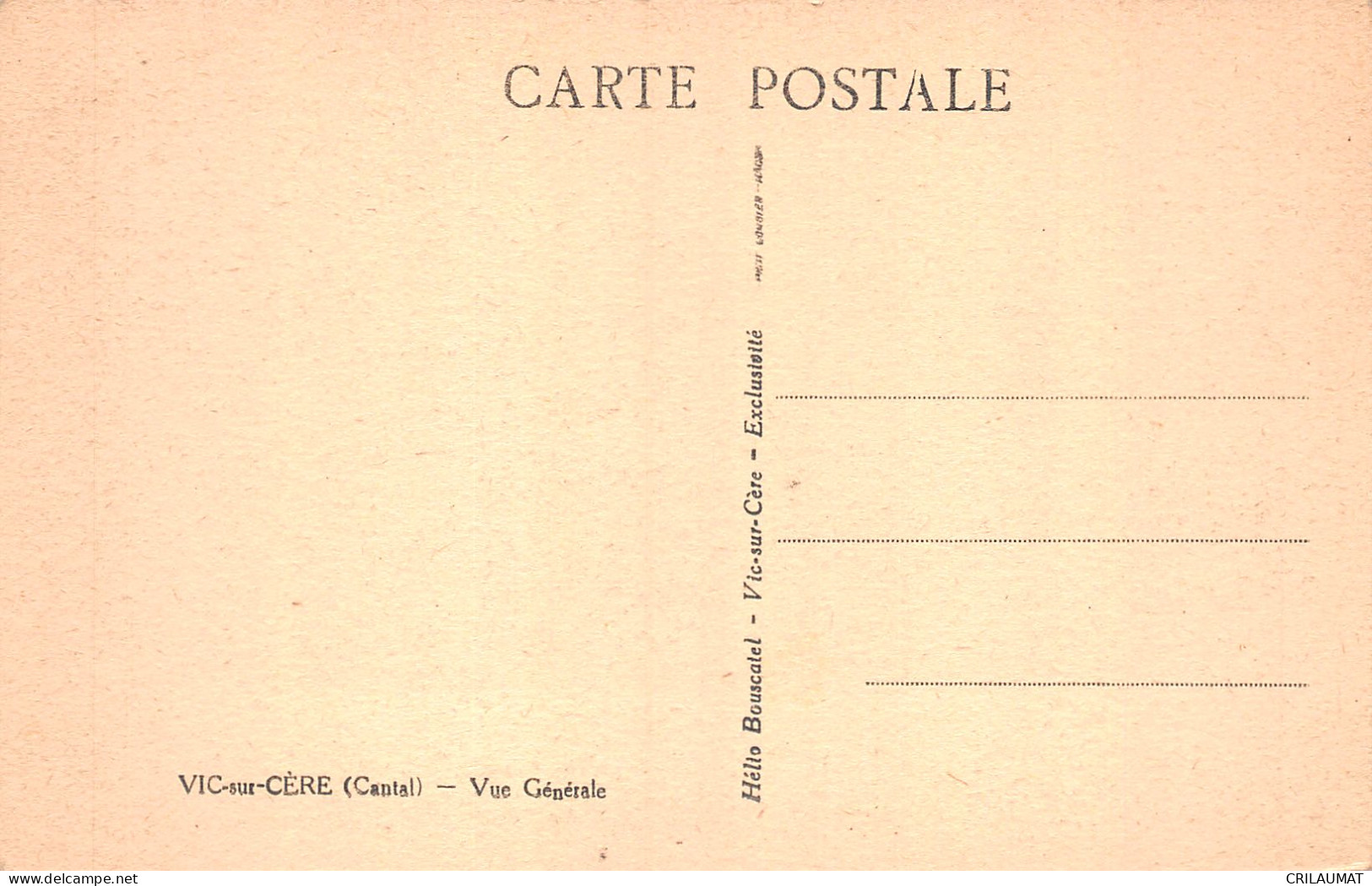 15-VIC SUR CERE-N°5150-E/0027 - Other & Unclassified