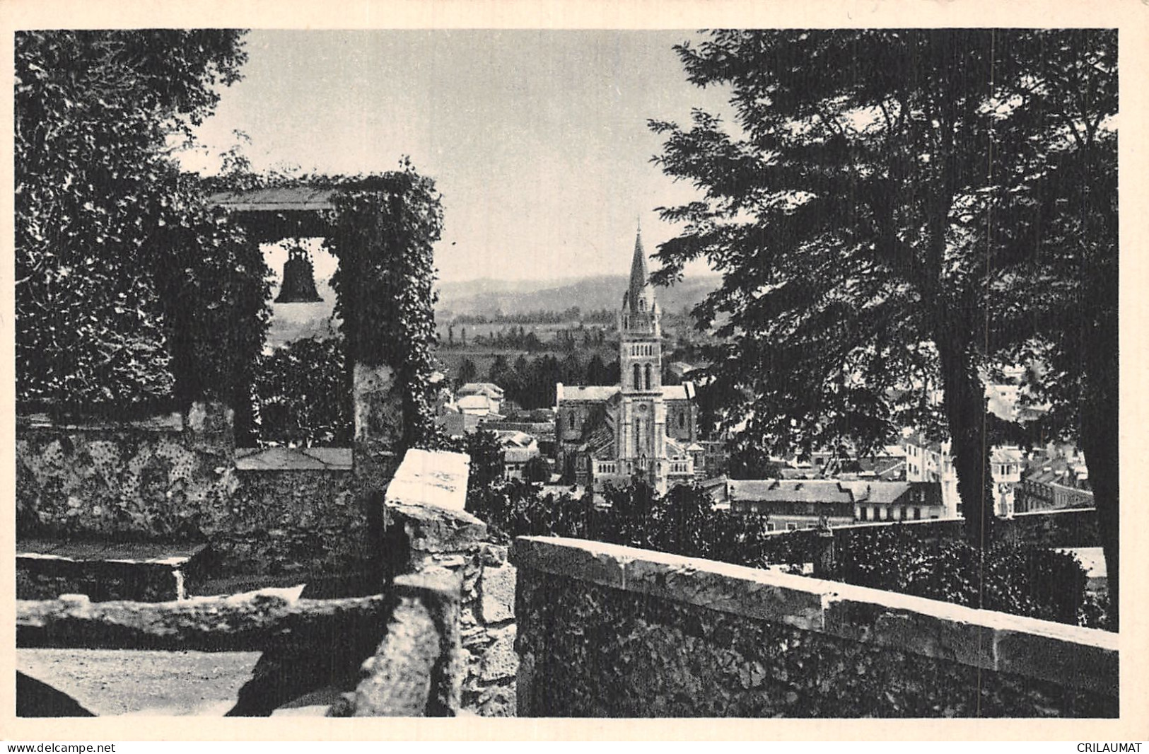 65-LOURDES VUE PRISE DU CHÂTEAU FORT-N°5150-C/0277 - Lourdes