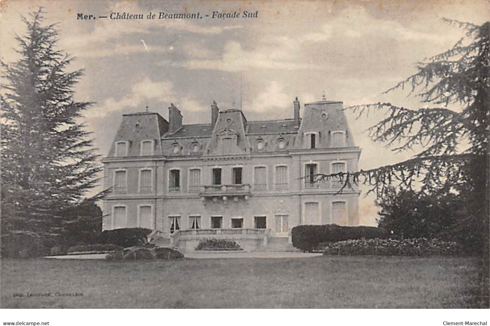 MER - Château De Beaumont - Façade Sud - Très Bon état - Mer