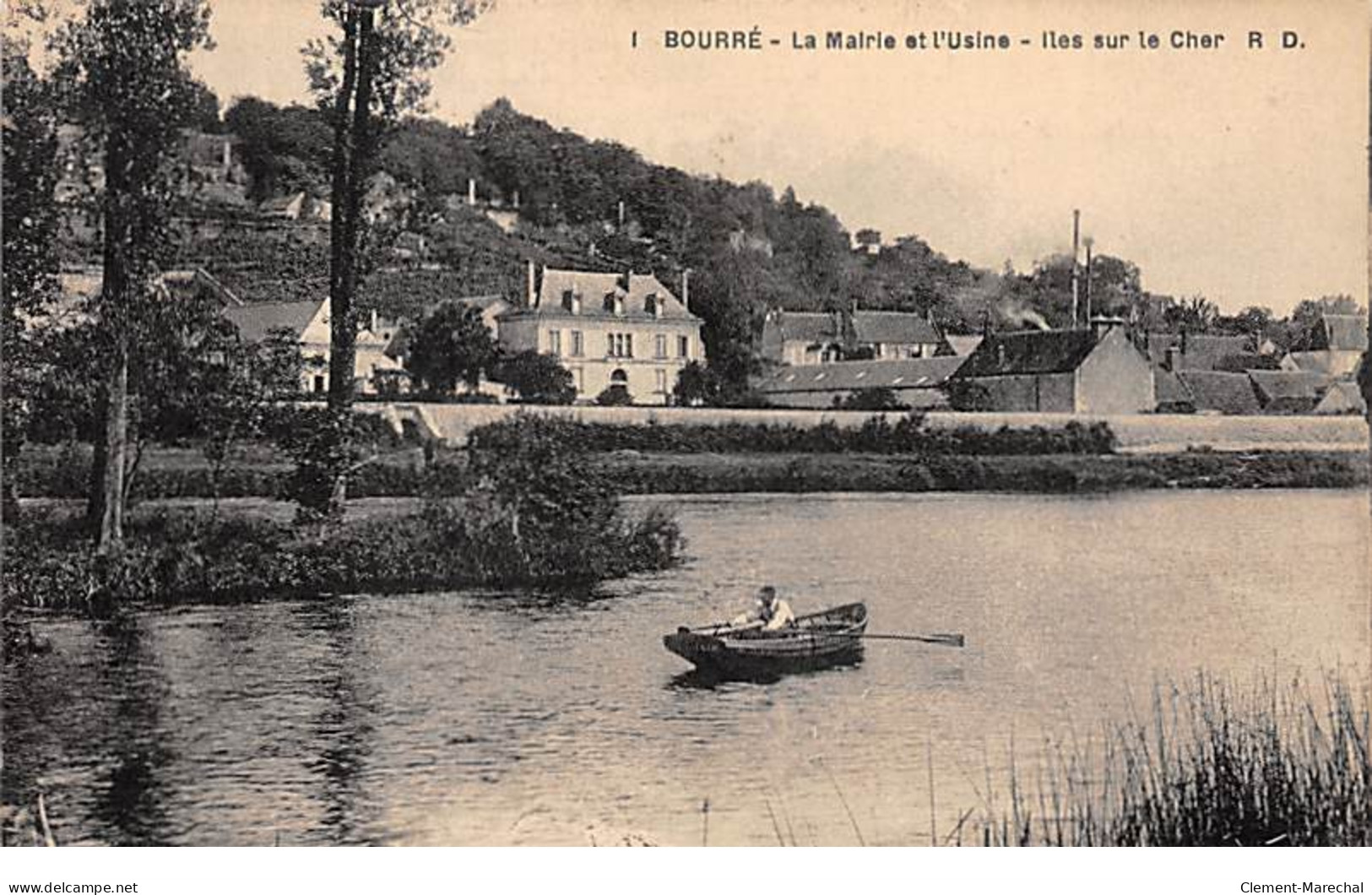 BOURRE - La Mairie Et L'Usine - Iles Sur Le Cher - Très Bon état - Other & Unclassified