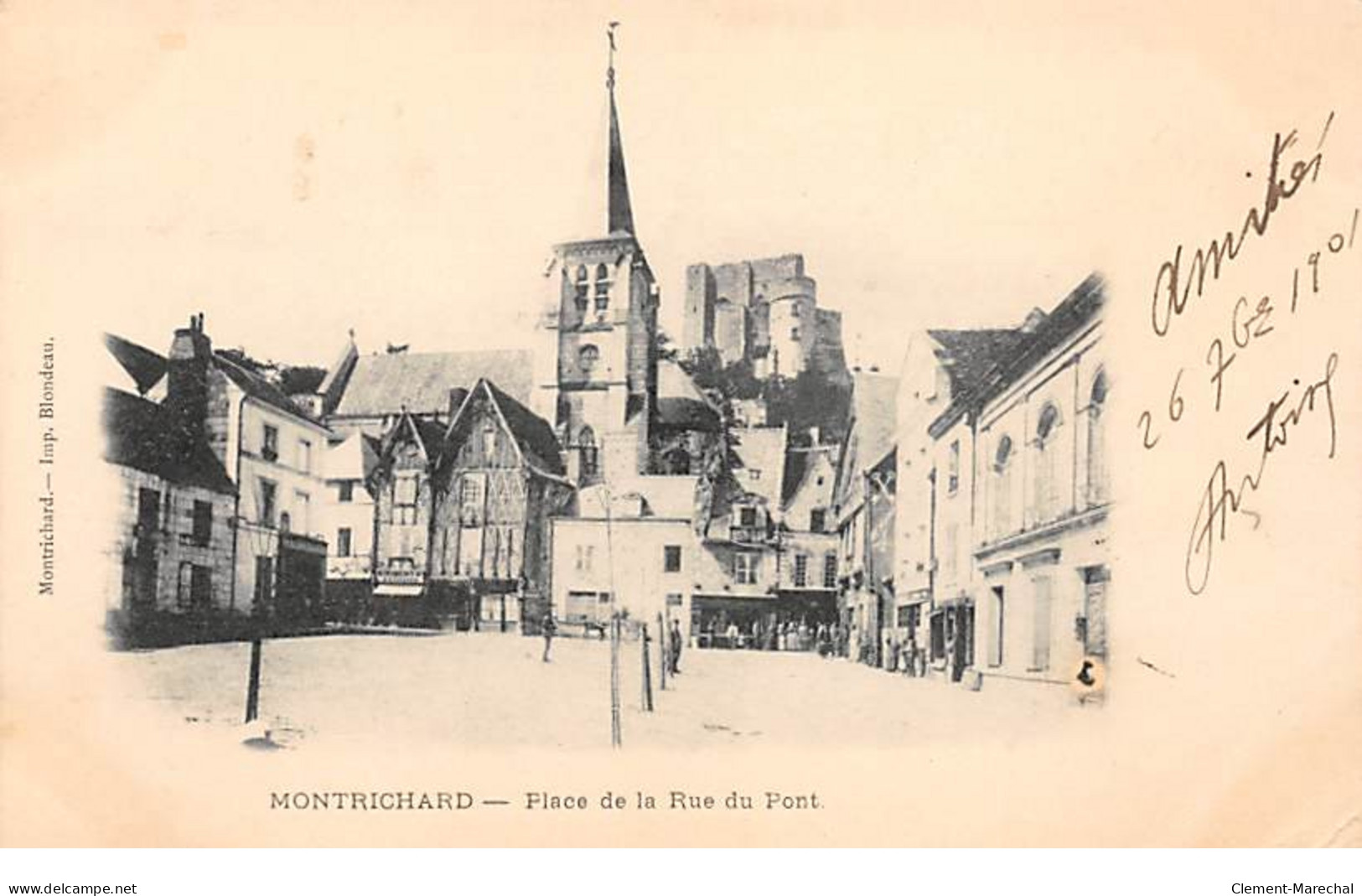 MONTRICHARD - Place De La Rue Du Pont - Très Bon état - Montrichard