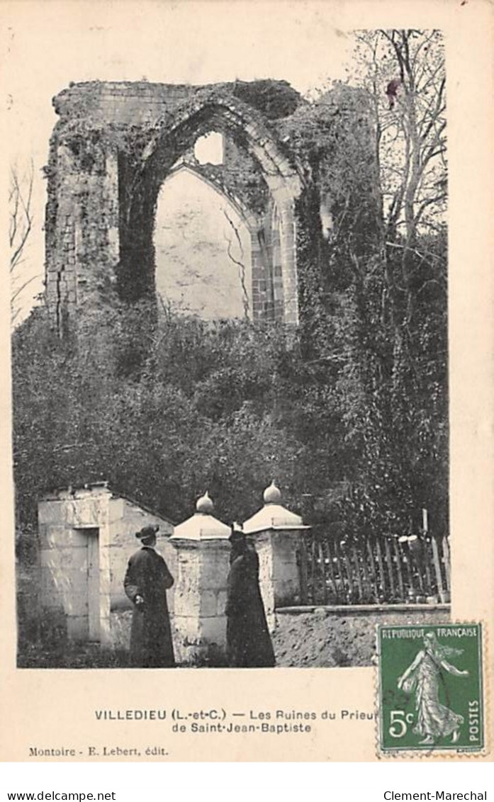 VILLEDIEU - Les Ruines Du Prieuré De Saint Jean Baptiste - Très Bon état - Other & Unclassified