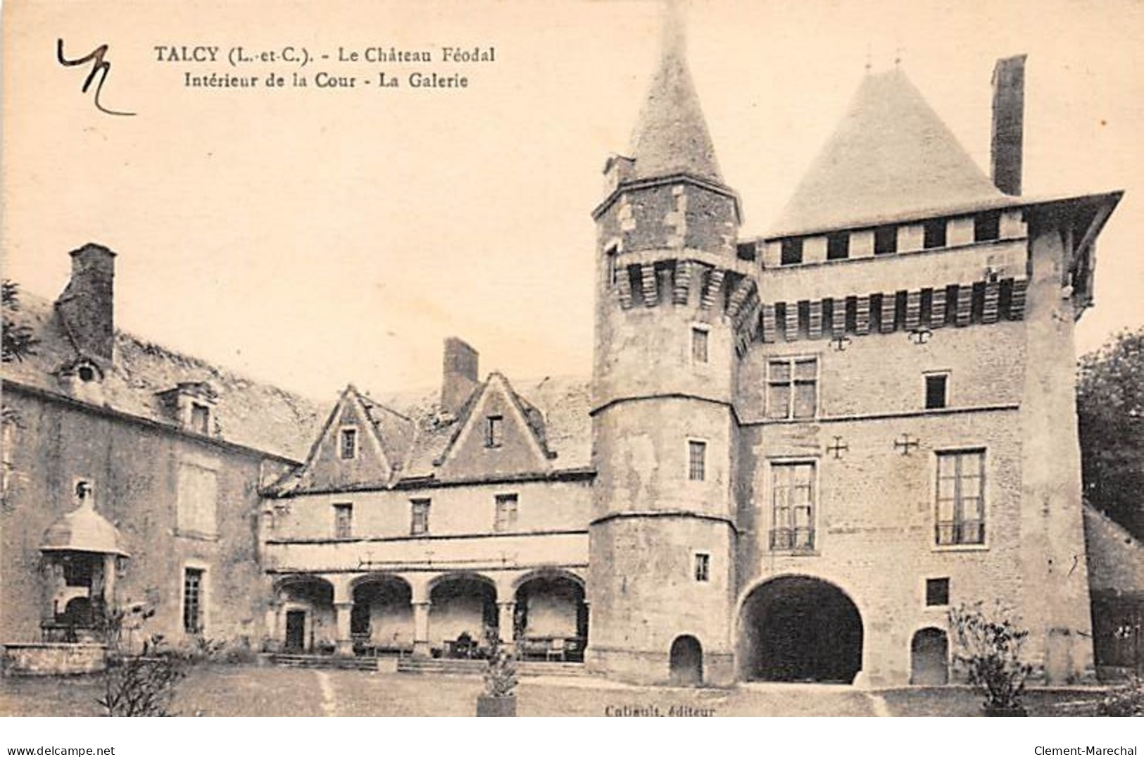 TALCY - Le Château Féodal - Intérieur De La Cour - La Galerie - Très Bon état - Other & Unclassified
