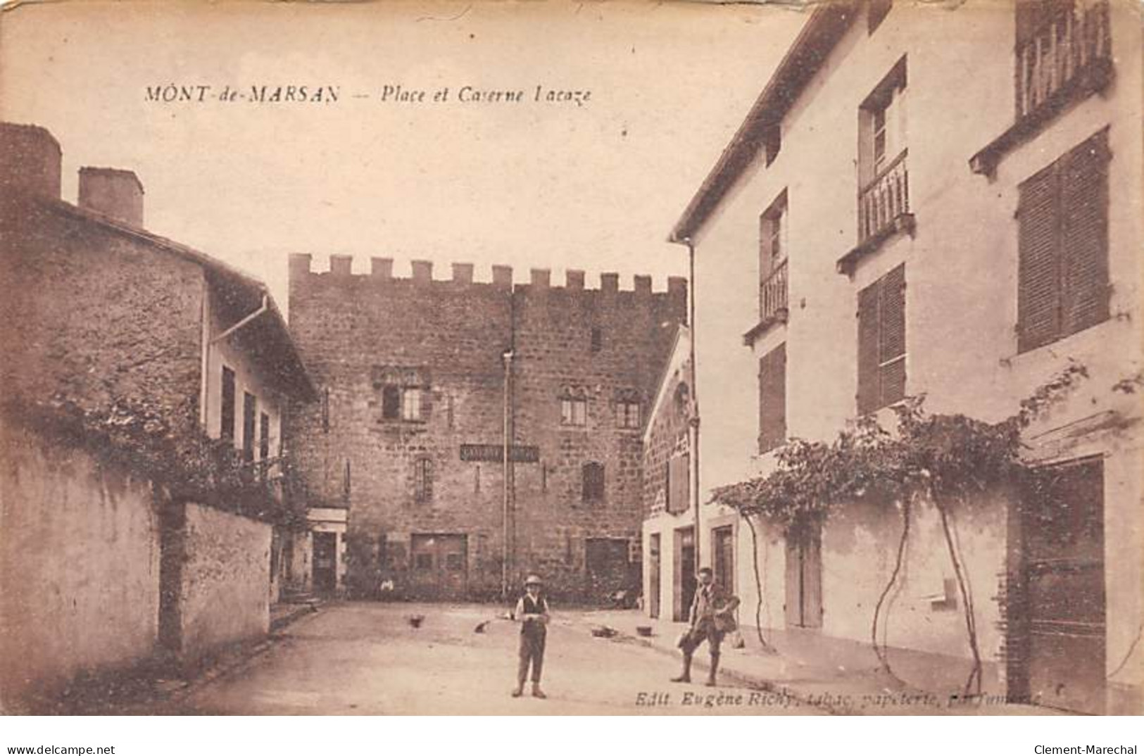 MONT DE MARSAN - Place Et Caserne Lacaze - Très Bon état - Mont De Marsan