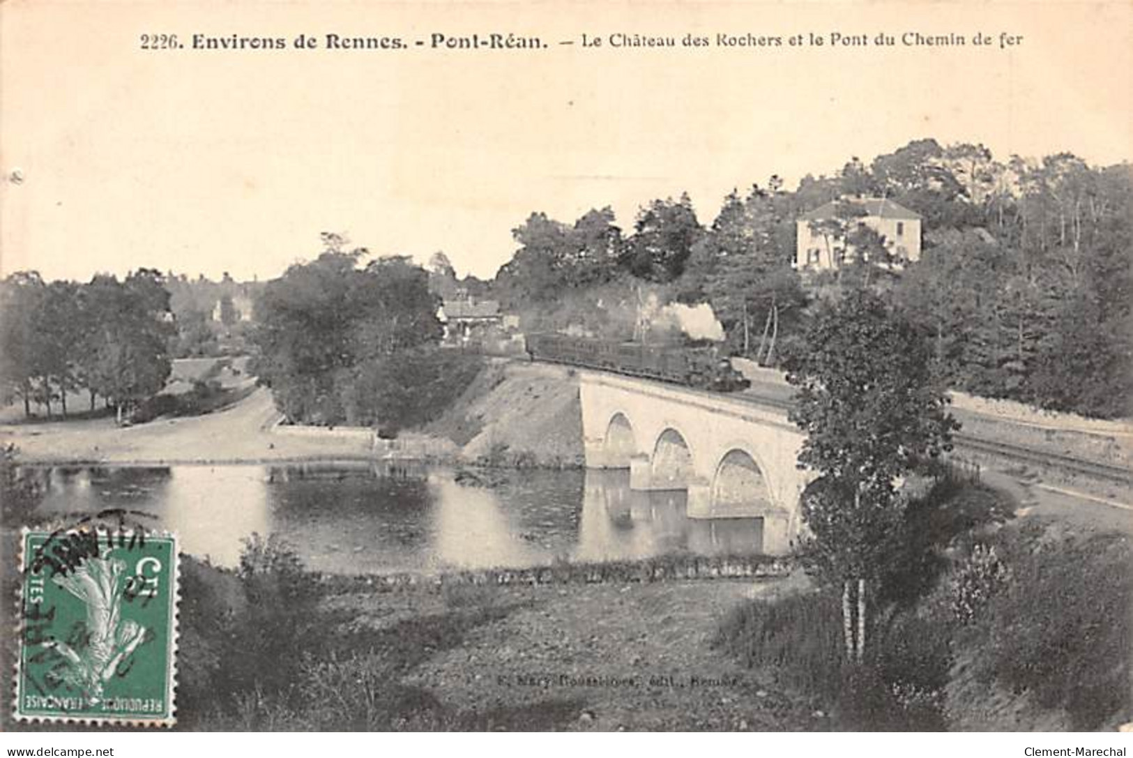 PONT REAN - Le Château Des Rochers Et Le Pont Du Chemin De Fer - Très Bon état - Other & Unclassified