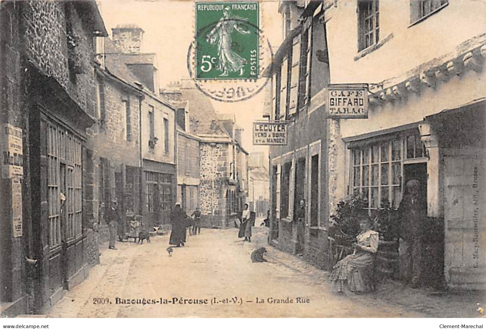 BAZOUGES LA PEROUSE - La Grande Rue - Très Bon état - Other & Unclassified