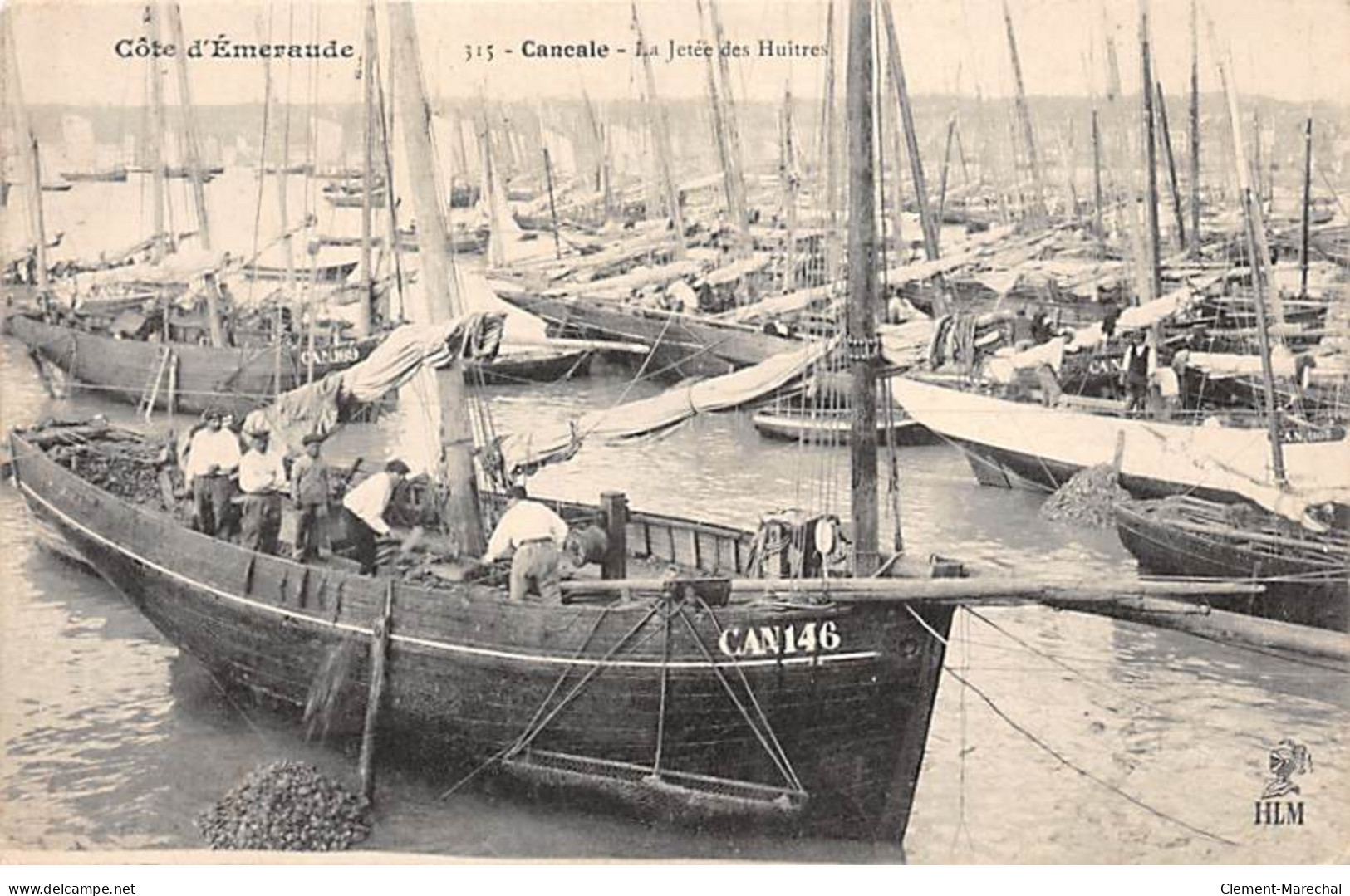 CANCALE - La Jetée Des Huîtres - Très Bon état - Cancale