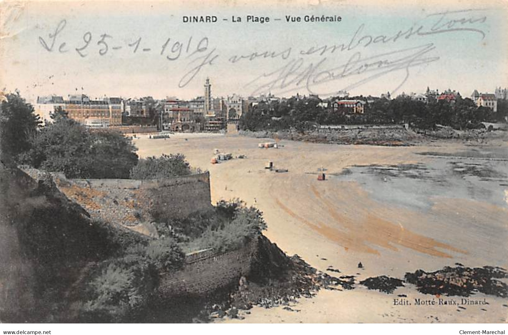 DINARD - La Plage - Vue Générale - Très Bon état - Dinard