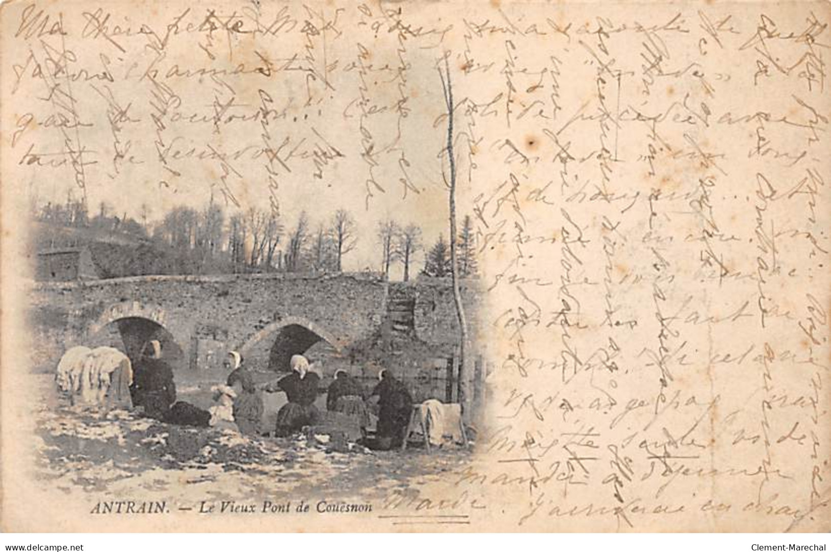 ANTRAIN - Le Vieux Pont De Couësnon - état - Other & Unclassified