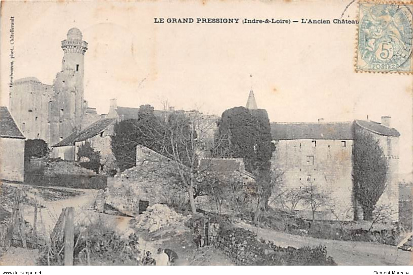 LE GRAND PRESSIGNY - L'Ancien Château - Très Bon état - Le Grand-Pressigny