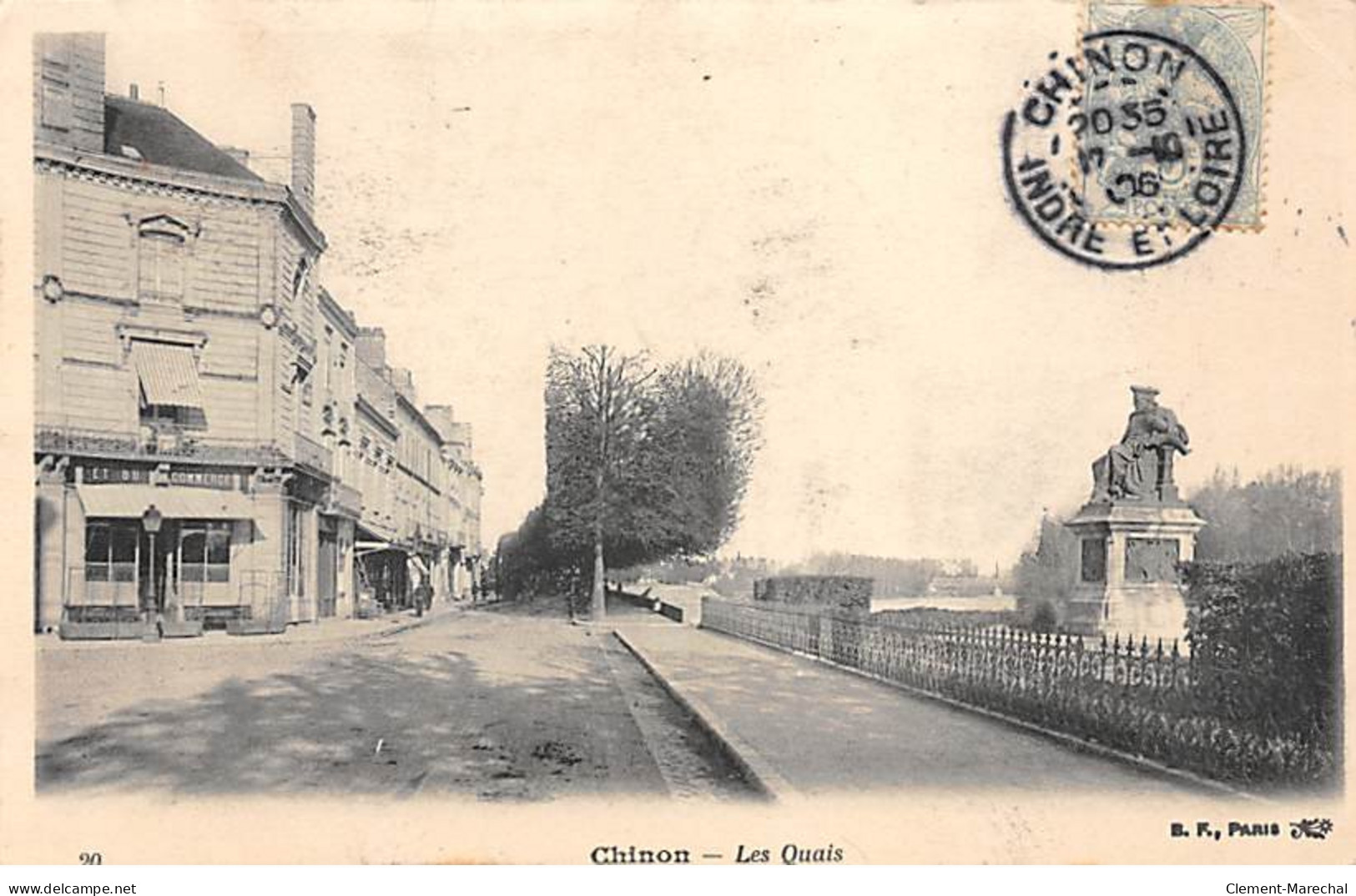 CHINON - Les Quais - Très Bon état - Chinon