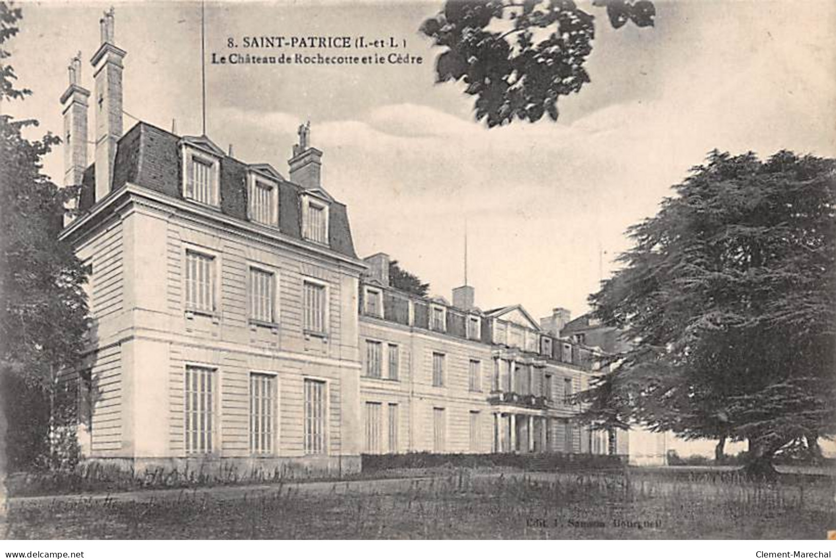 SAINT PATRICE - Le Château De Rochecotte Et Le Cèdre - Très Bon état - Andere & Zonder Classificatie