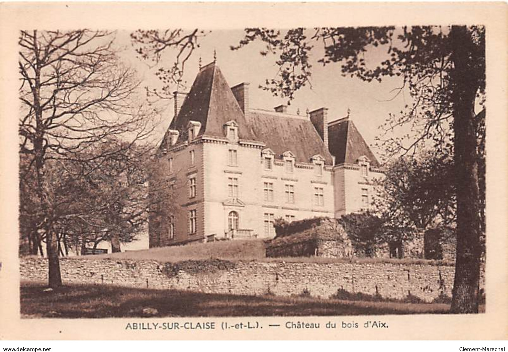 ABILLY SUR CLAISE - Château Du Bois D'Aix - Très Bon état - Andere & Zonder Classificatie