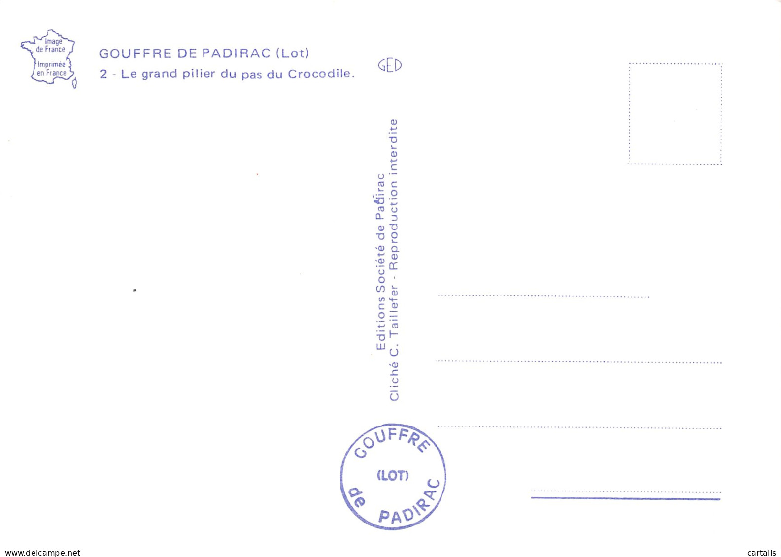 46-GOUFFRE DE PADIRAC-N°4206-C/0259 - Other & Unclassified