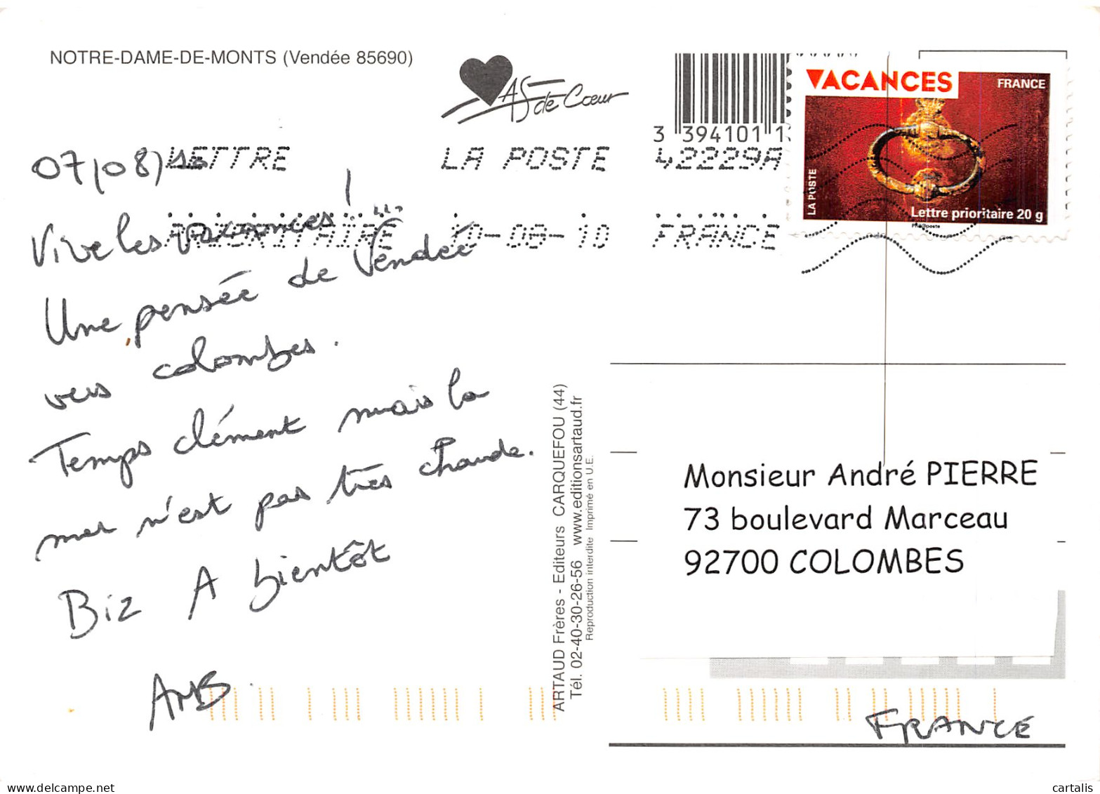 85-NOTRE DAME DE MONTS-N°4206-C/0105 - Other & Unclassified