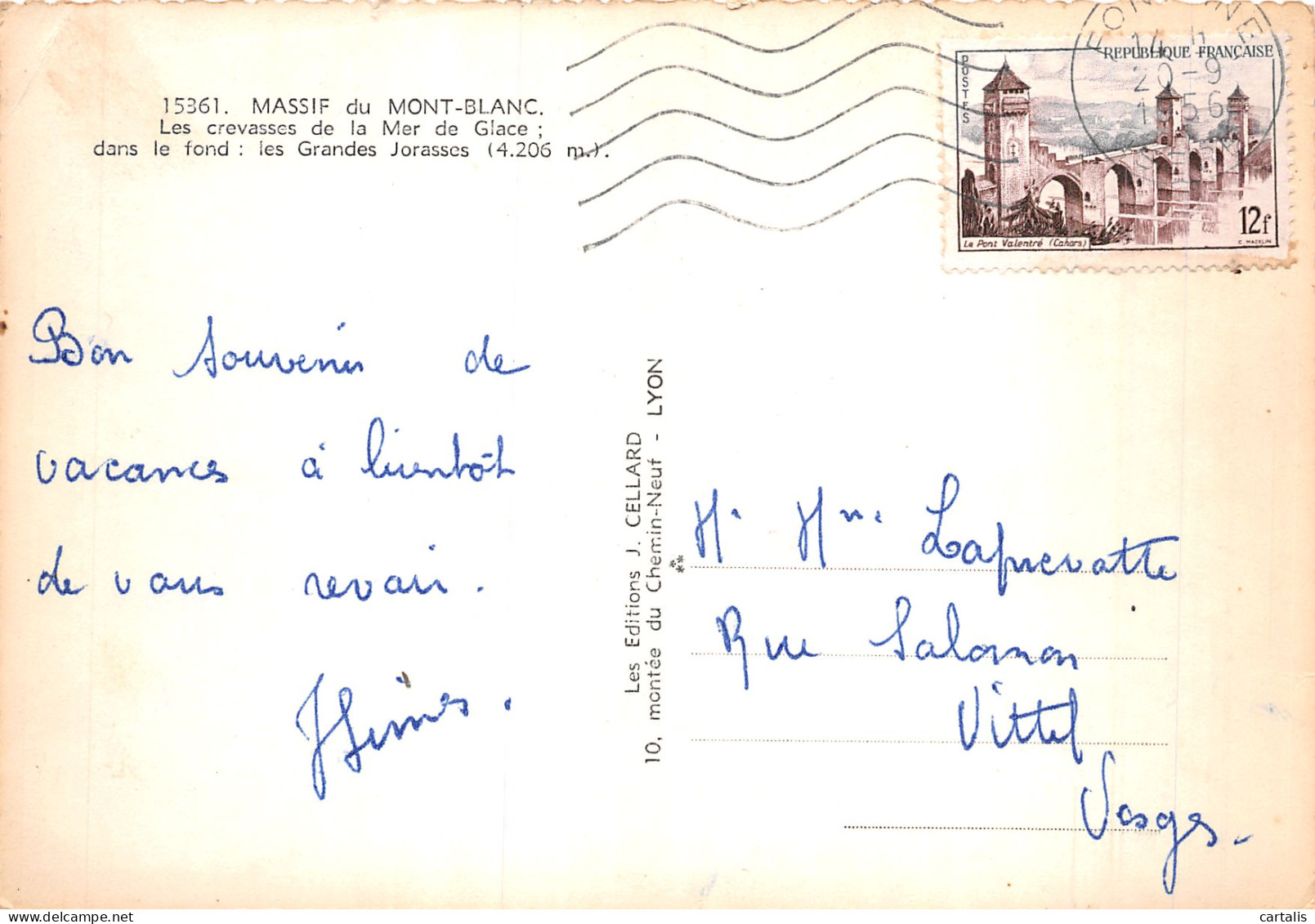 74-LE MONT BLANC-N°4206-B/0295 - Other & Unclassified
