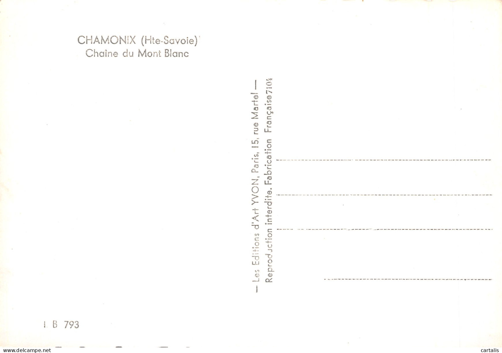 74-CHAMONIX-N°4206-B/0279 - Chamonix-Mont-Blanc