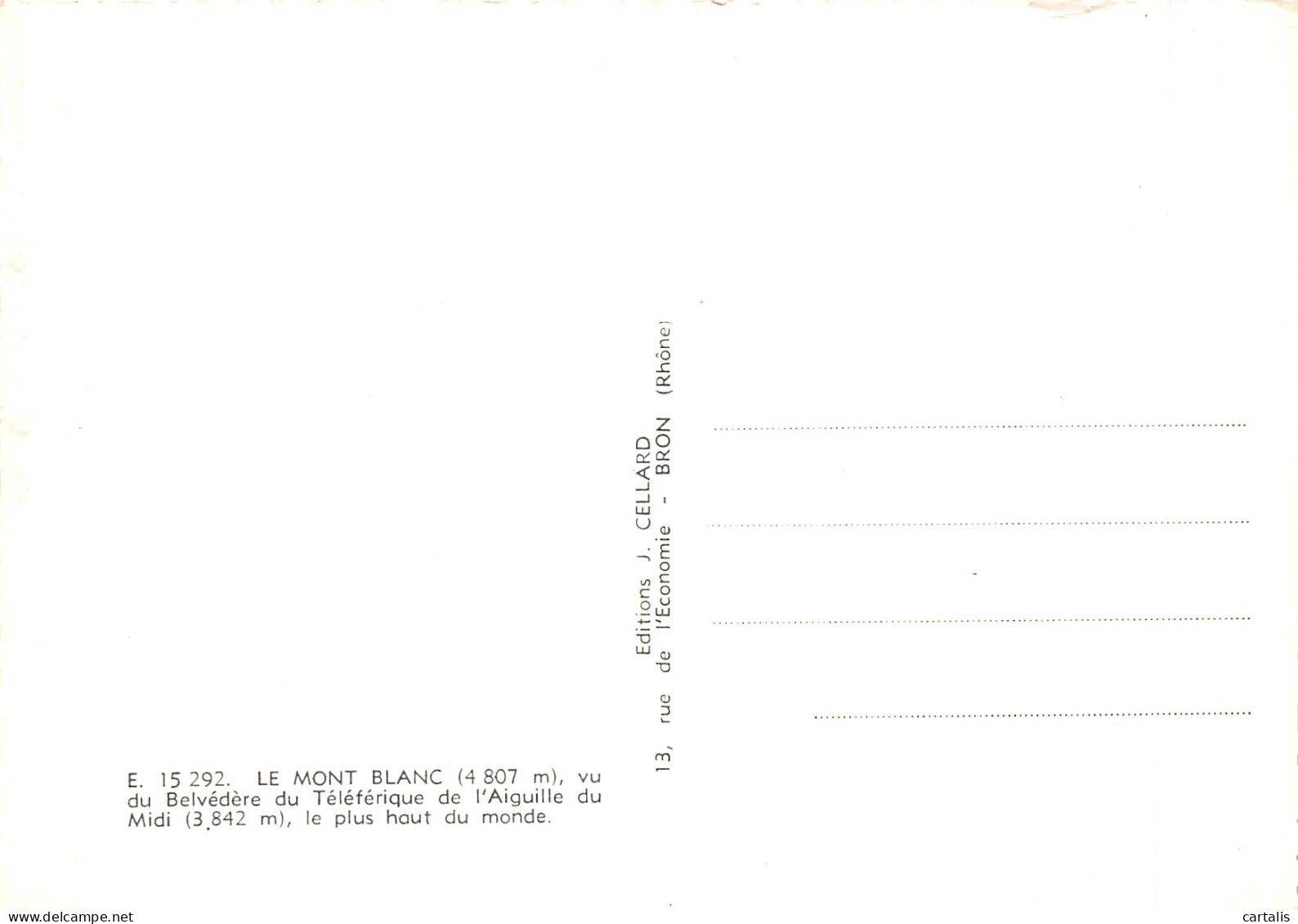 74-LE MONT BLANC-N°4206-B/0247 - Other & Unclassified