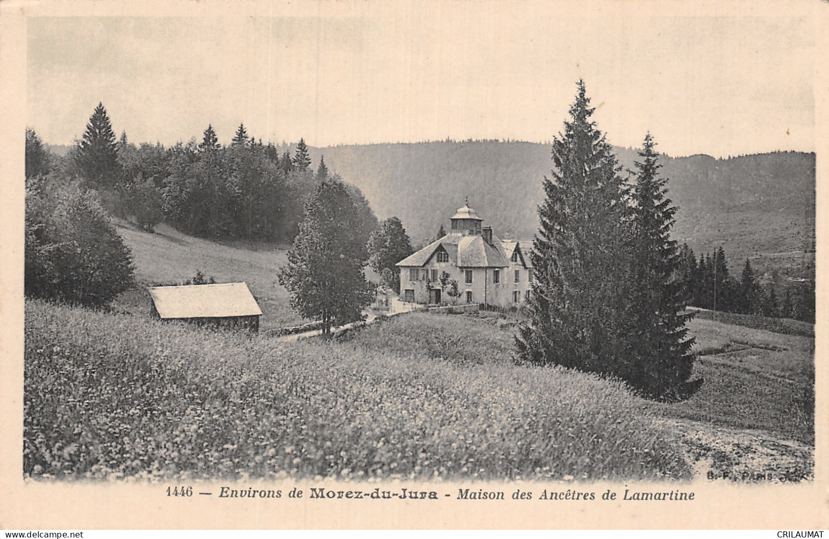 39-MOREZ DU JURA MAISON DES ANCETRES DE LAMARTINE-N°5150-F/0197 - Morez