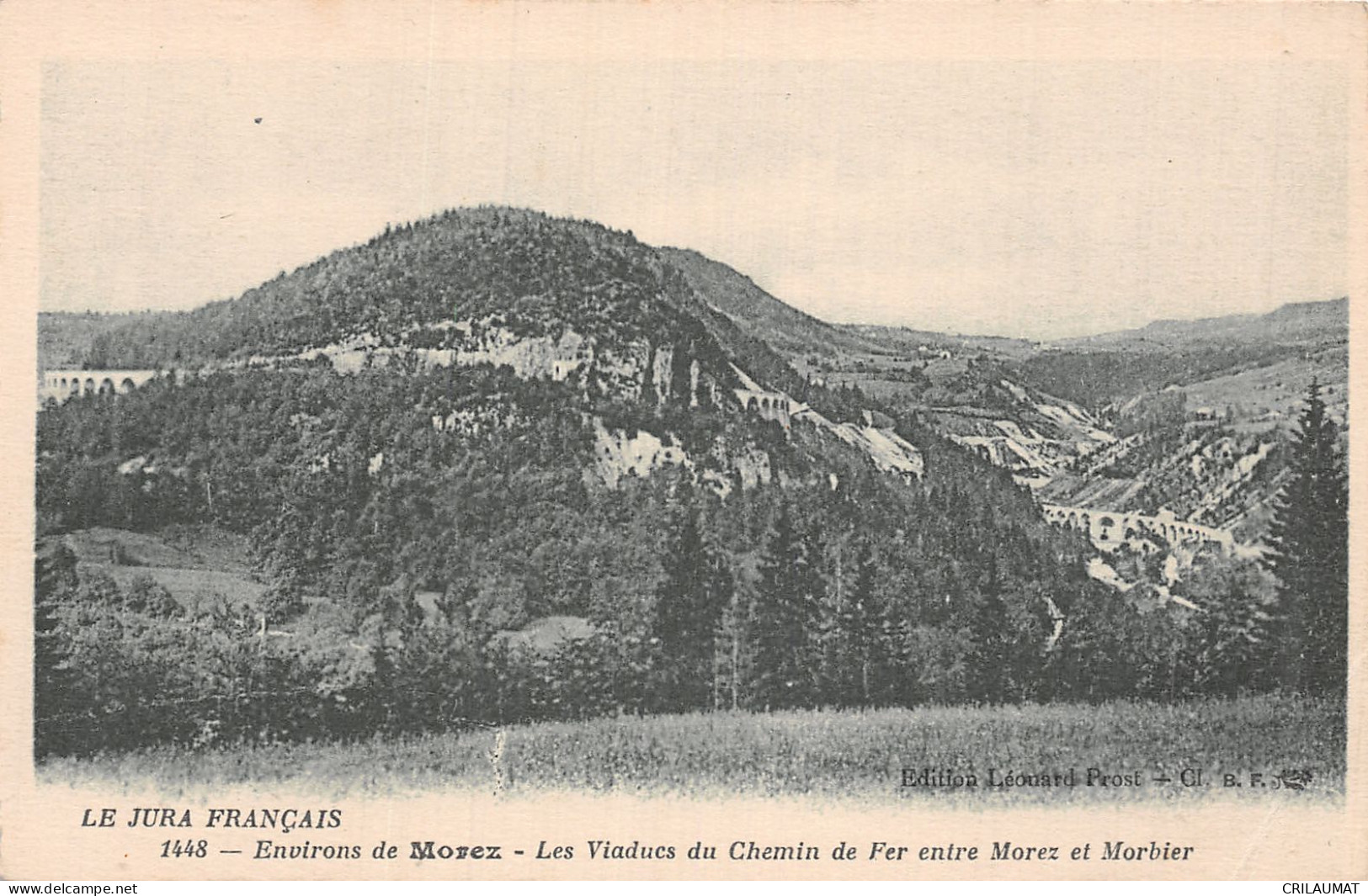 39-LES VIADUCS DU CHEMIN DE FER ENTRE MOREZ ET MORBIER-N°5150-F/0183 - Other & Unclassified